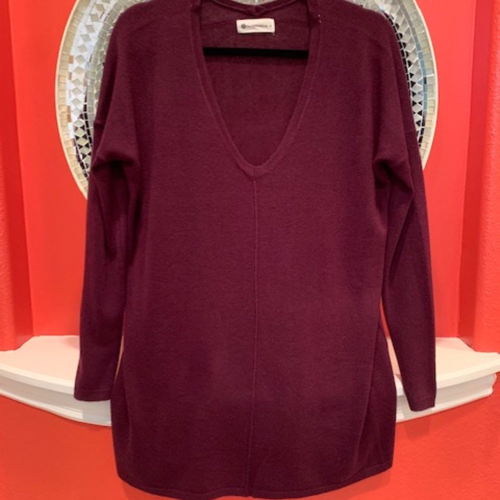 Wonderful deep plum sweater